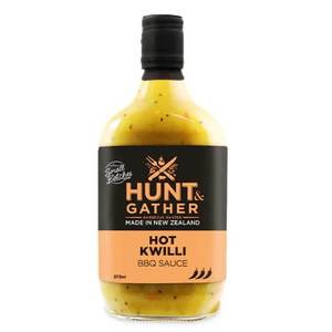 Hunt & Gather BBQ Sauce Hot Kwilli 375ml