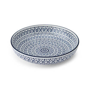 Mikasa Shallow Bowl 21cm Blue Mediterranean