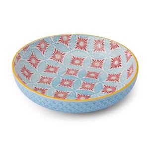 Mikasa Shallow Bowl 21cm Blue Mosaic