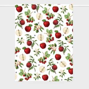 Father Rabbit Linen Apples and Bees Tea Towel