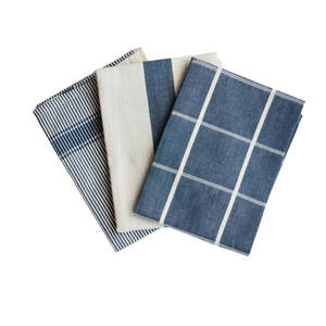 Milly’s Classic Everyday Tea Towels Navy 3pce