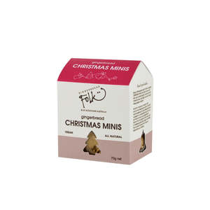 Stock The Pantry: Gingerbread Folk Mini Christmas Gingerbreads 70g