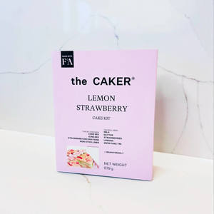 The Caker Lemon Strawberry Cake Kit