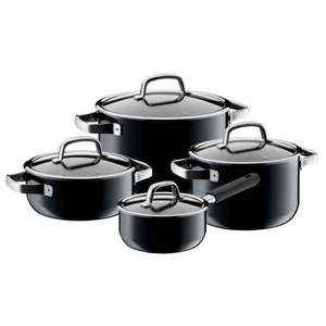 WMF Fusiontec Mineral Black Cookware Set 4pce
