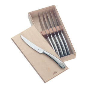 Tabletop Bar: WMF Bulls Head Steak Knife Set 6pce Boxed