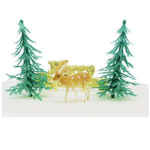 Cake Decorating: Festive Forest Decoration 4pc Set