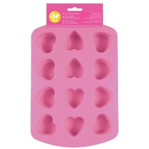 Sale: Wilton Petite Silicone Heart Mould 12 cavity