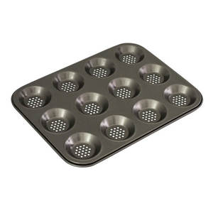 Bakemaster Shallow Tart Pan 12cup