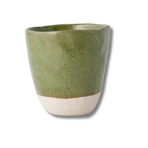Tabletop Bar: Naibu Lopsided Large Tea Mug Matcha Green