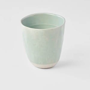 Tabletop Bar: Naibu Lopsided Large Tea Mug Light Teal