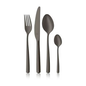 Wmf: WMF Boston Gunmetal Grey Cutlery Set 24pce