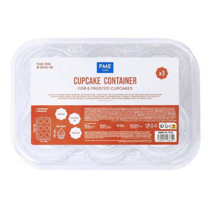 Cupcake Muffin Pans: PME Cupcake Containers Pack of 3