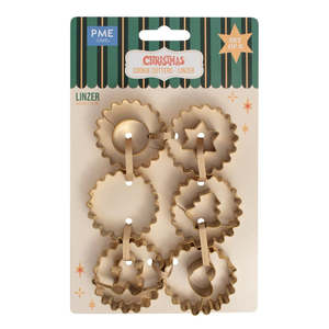 Pastry Cookie Cutters: PME Linzer Cookie Cutter Set