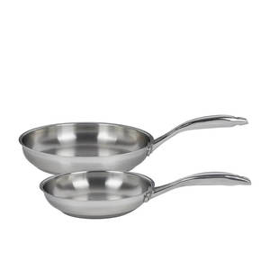 Cookware: Swiss Diamond Premium Steel Frypan Set of 2