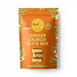 For The Baker: Secret Kiwi Kitchen Ginger Crunch Slice Mix 540g