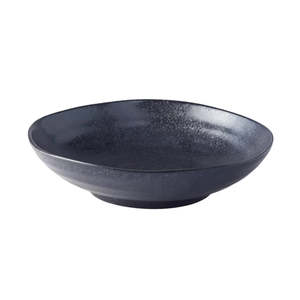 Naibu Matte Black Shallow Bowl 21cm