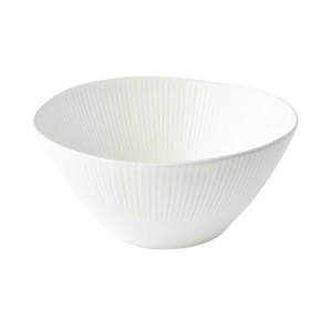 Tabletop Bar: Naibu Snow Leaf White Deep Bowl 18cm