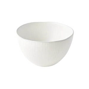 Naibu Snow Leaf White Deep Bowl 13.5cm