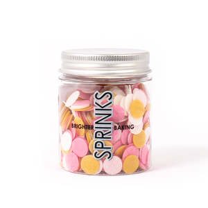 Sprinks Wafer Decorations 9g Pink, White & Gold