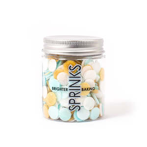 Sprinks Wafer Decorations 9g Blue, White & Gold