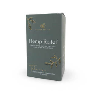 Better Tea Co Hemp Relief Tea Pouch 35Serves