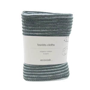 Ecovask Barista Cloths 2pk Duck Egg