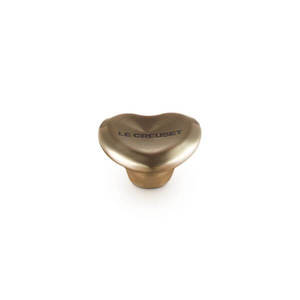 Le Creuset Gold Heart Knob 47mm