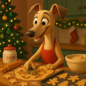 Christmas baking for dogs - The Balanced Dog