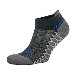 Silver Running Socks: SILVER NO SHOW