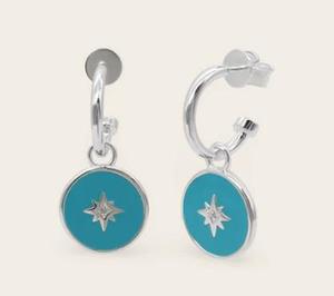 Earrings: Whistle & Pop - Starkeeper Polaris Star Lake Hoops