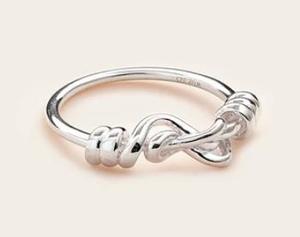 Dress Rings: Whistle & Pop - Trailblazer Elegant Eight Ring - Stg Silver - Size 62