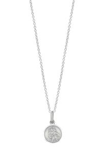 Round St Christopher Pendant - 10mm