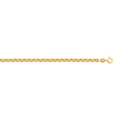 Chains: Gold 55cm 3.8mm Hollow Rolo Chain