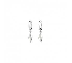 Sterling Silver Sleeper With Lightning Bolt Charm
