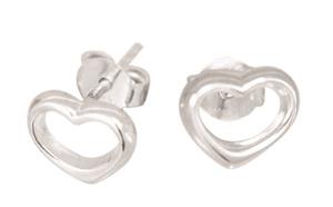 Cut Out Heart Studs