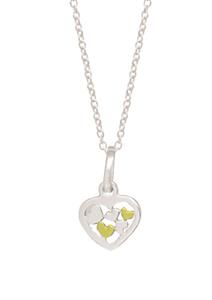Kids Jewellery: Stg/Gold Plated Heart Pendant
