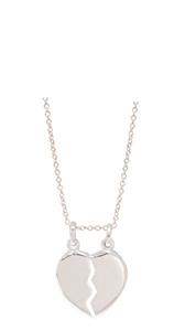 Kids Jewellery: Share Heart Necklace