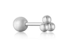 Ania Haie - Silver Triple Barbell Single Earring