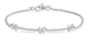 Brand Ania Haie: Ania Haie - Silver Cross Station Bracelet