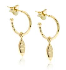 Hoops: Caja - Isla Marquise Hoops - Gold Plated
