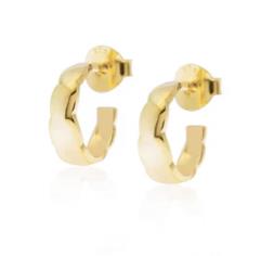 Hoops: Caja - Seychelle Gold Plated Hoops