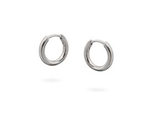 Round Huggie Earrings - 14mm