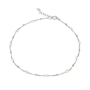 Bead And Freshwater Pearl Bracelet