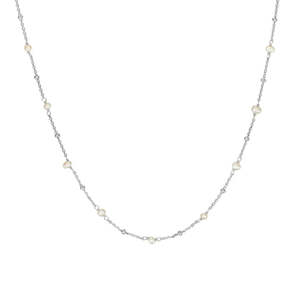 Bead And Freshwater Pearl Necklace