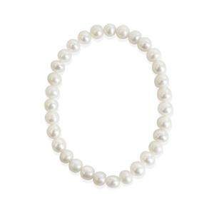 White Pearl Elastic Bracelet