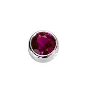 July Ruby Birthstone Collection: Stow Sterling Silver Ruby CZ