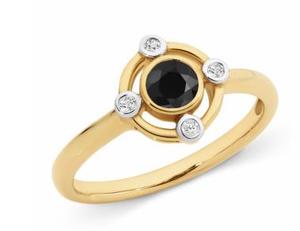 Diamond And Sapphire Ring