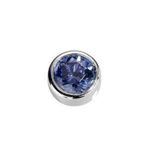 Sapphire Birthstone Collection: Stow Sterling Siilver Sapphire CZ