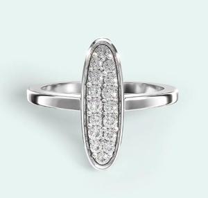 Love In A Jewel - The Colette Ring - Stg Silver With Cz