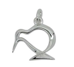 Stg Silver Kiwi Necklace With Chain